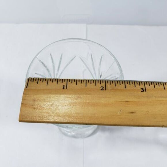 Vintage Irish Coffee Glass Cut Glass Cups Made In Korea Set Of 5 Used Condition - Picture 7 of 7